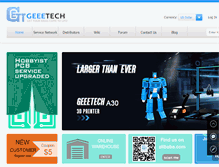 Tablet Screenshot of geeetech.com